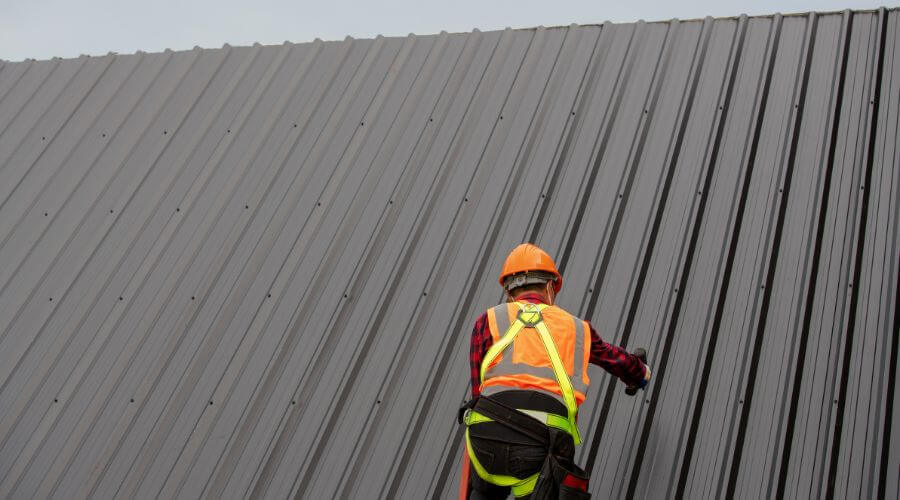 Professional metal roof installation services in Shipman, IL